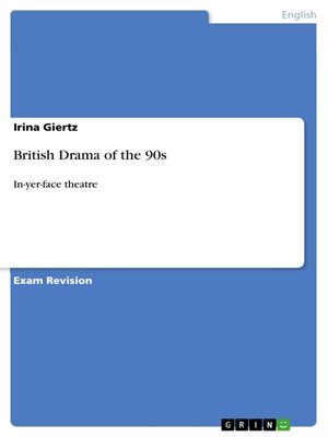 cover image of British Drama of the 90s